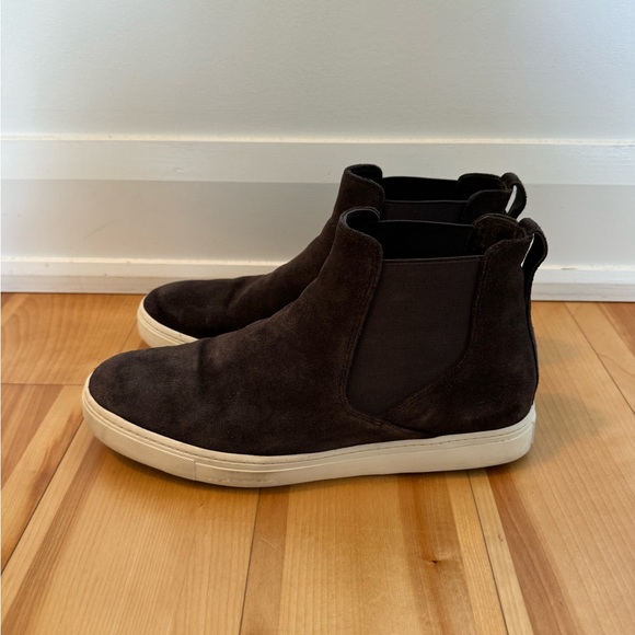 Vince Chocolate Suede Shoes - Picture 6 of 6